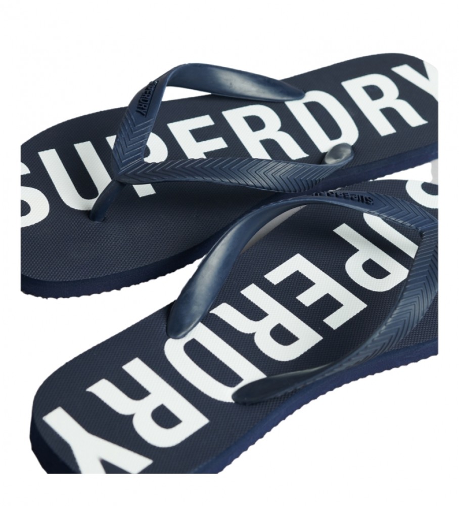 Chinelo Superdry Code Core Sport Azul Marinho