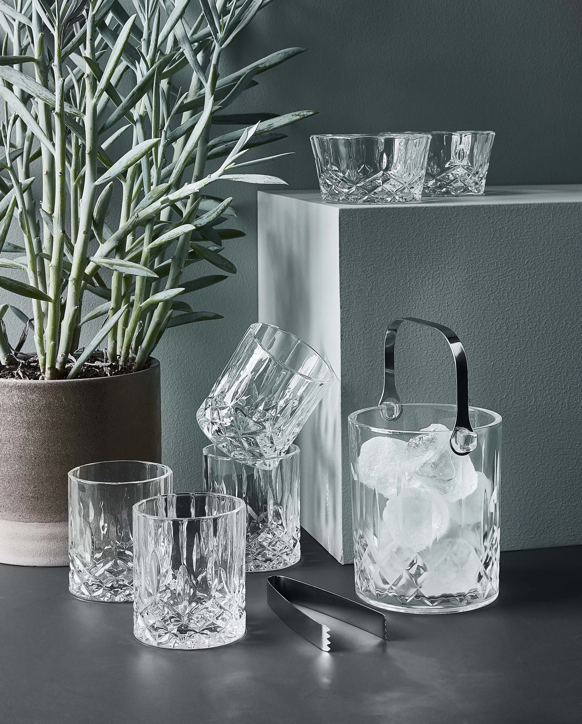 Aida  Harvey barsæt, 7 dele - Glas