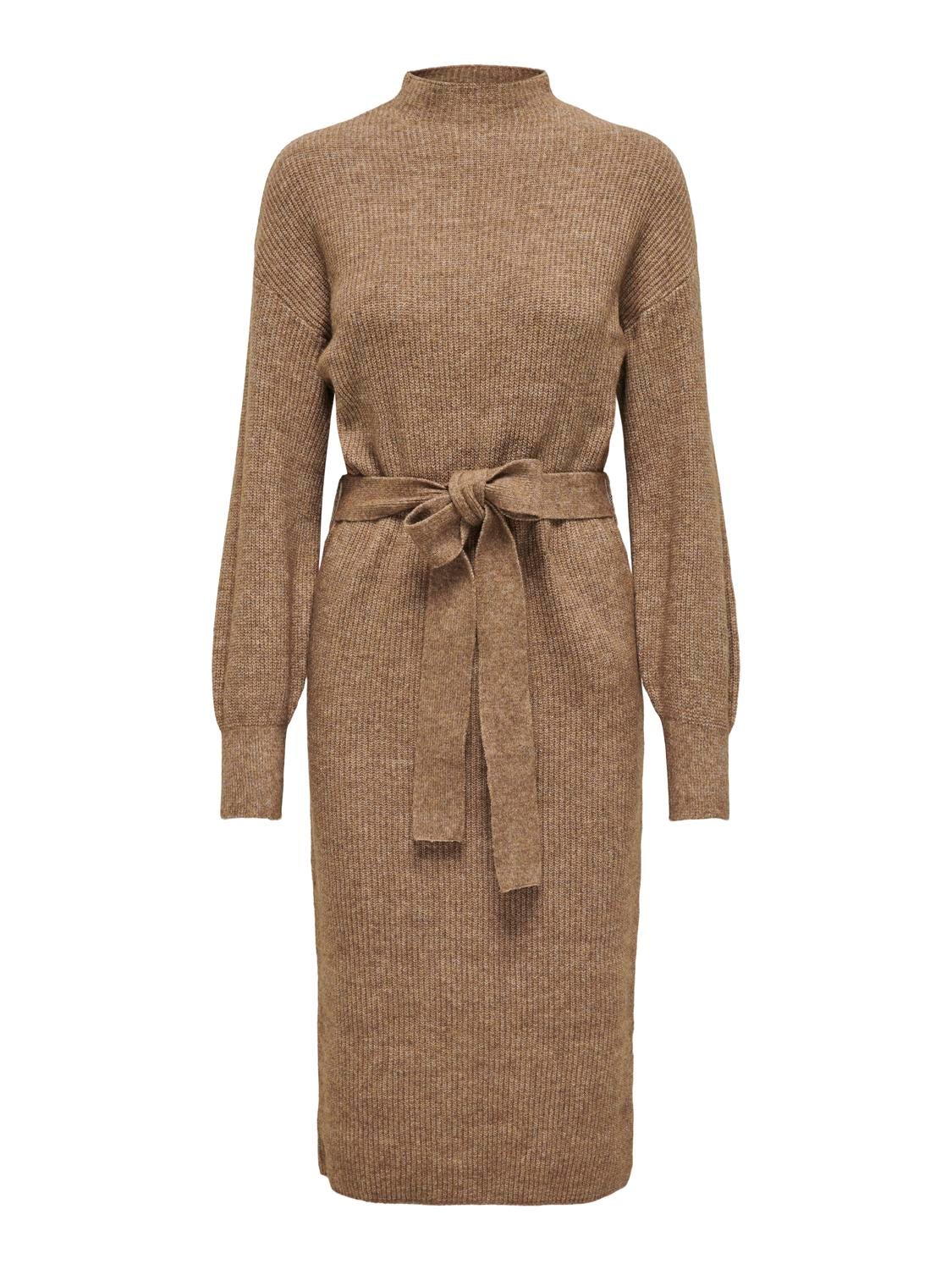 ONLTHILDE Langes Kleid Toasted Coconut