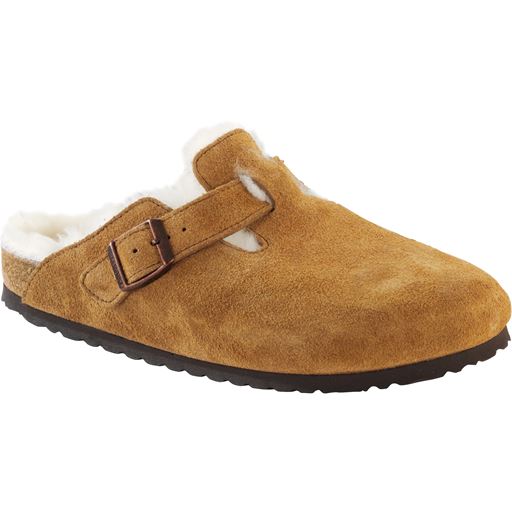 Birkenstock Boston Shearling Sko, Mink, 42