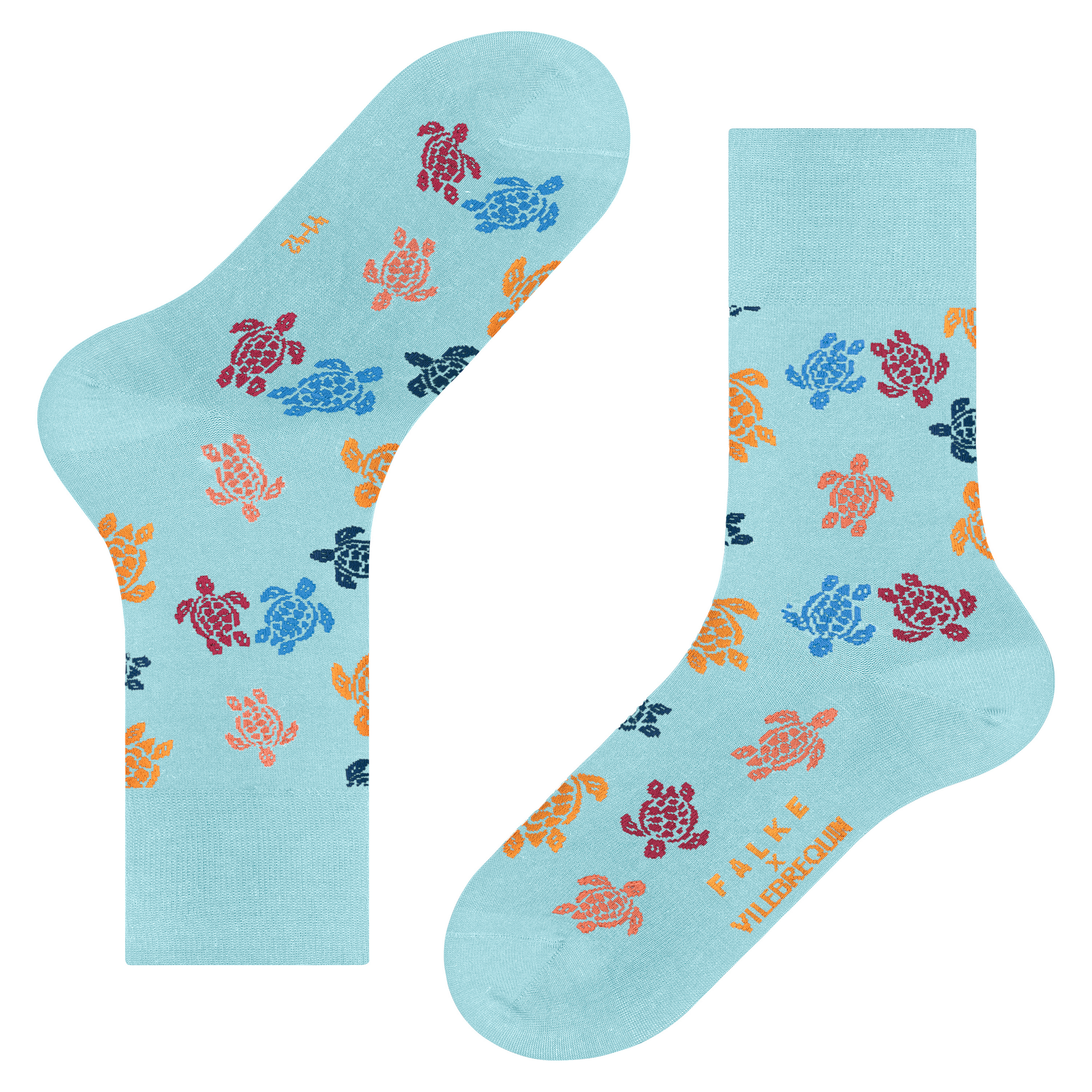Chaussettes homme Rondes des Tortues Multicolores | Vilebreauin
