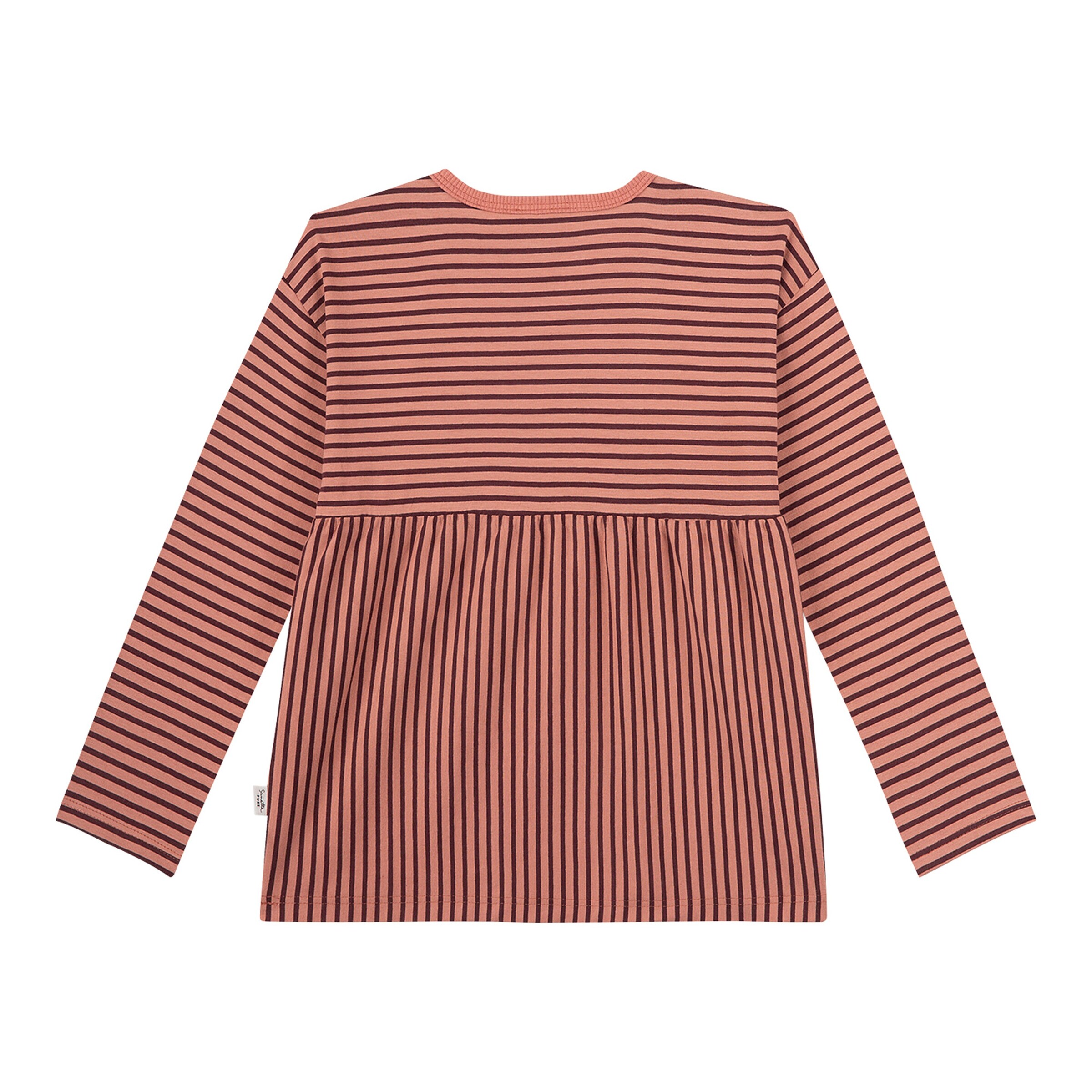 Sanetta Pure Shirt langarm Ringel altrosa/beere