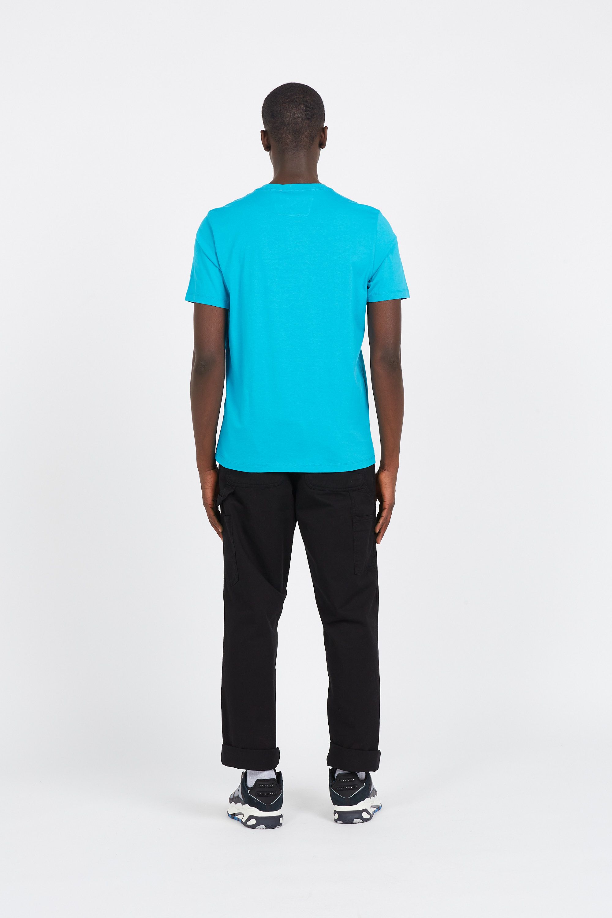 C.P. COMPANY T-shirt JERSEY 30/1 Bleu