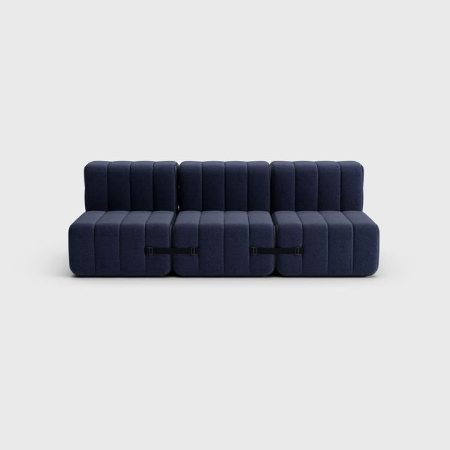 Curt-Set 6 - e.g. Flexibele 3-zitter - Dama - 0048 (Donkerblauw)