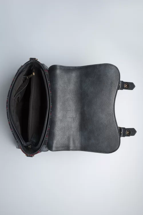 Banned Retro Joy to the World Messenger handtas in navyblauw