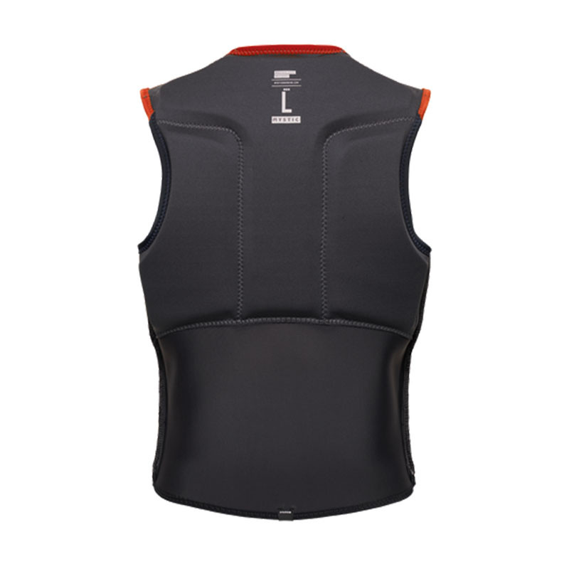 Gilet impact mystic block frontzip rouge