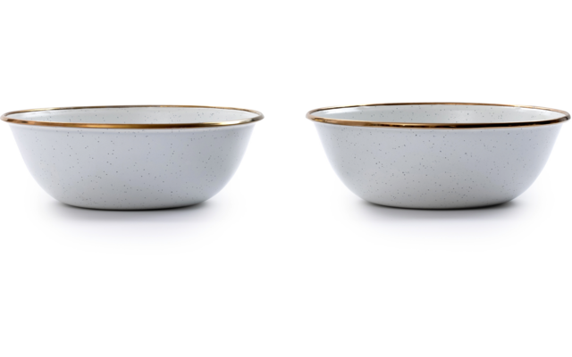 Barebones emailliertes Schüssel Set Enamel 2 teilig