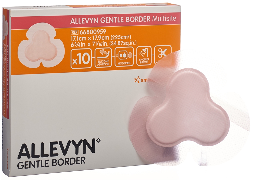 ALLEVYN Wundverband<br>10 Stück, 17.1x17.9cm