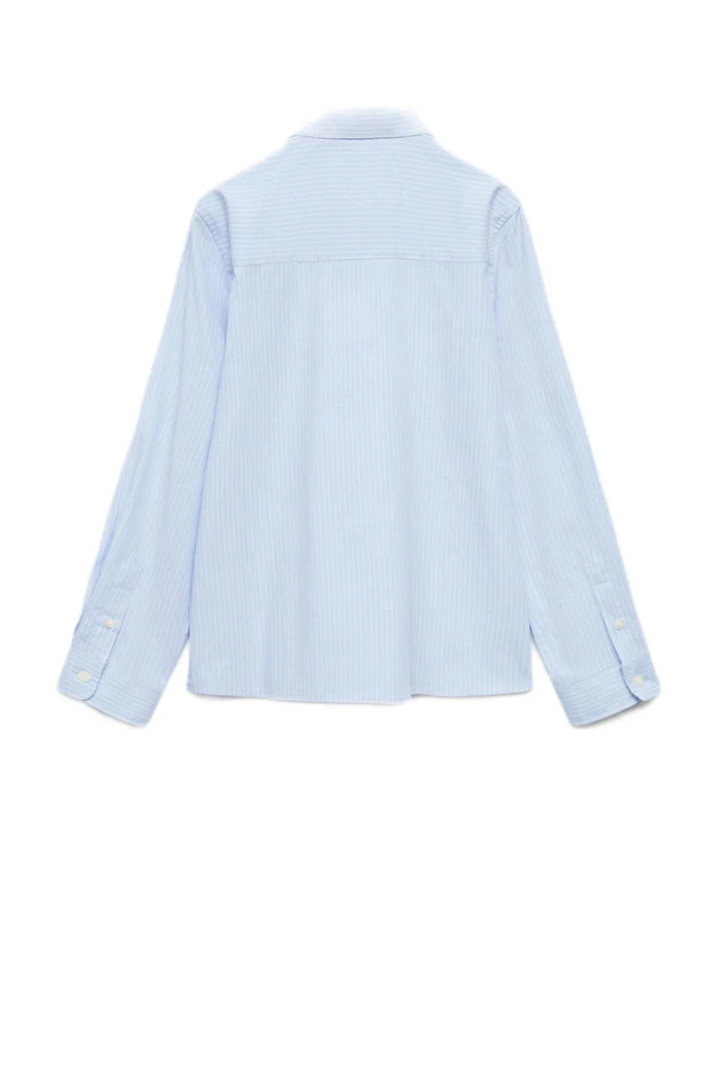 Mango Kids gestreepte blouse lichtblauw