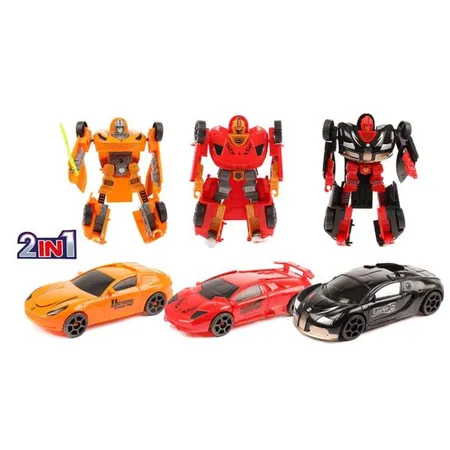 Toi-Toys Roboforces Autorobotter 10 cm, 3er Pack