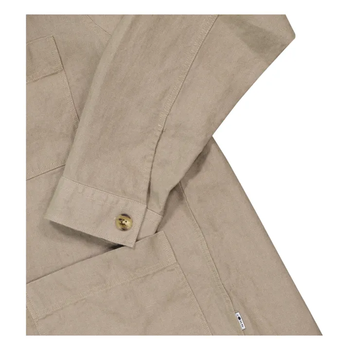 NN. 07 Veste Lin Olav 1196 | Grège