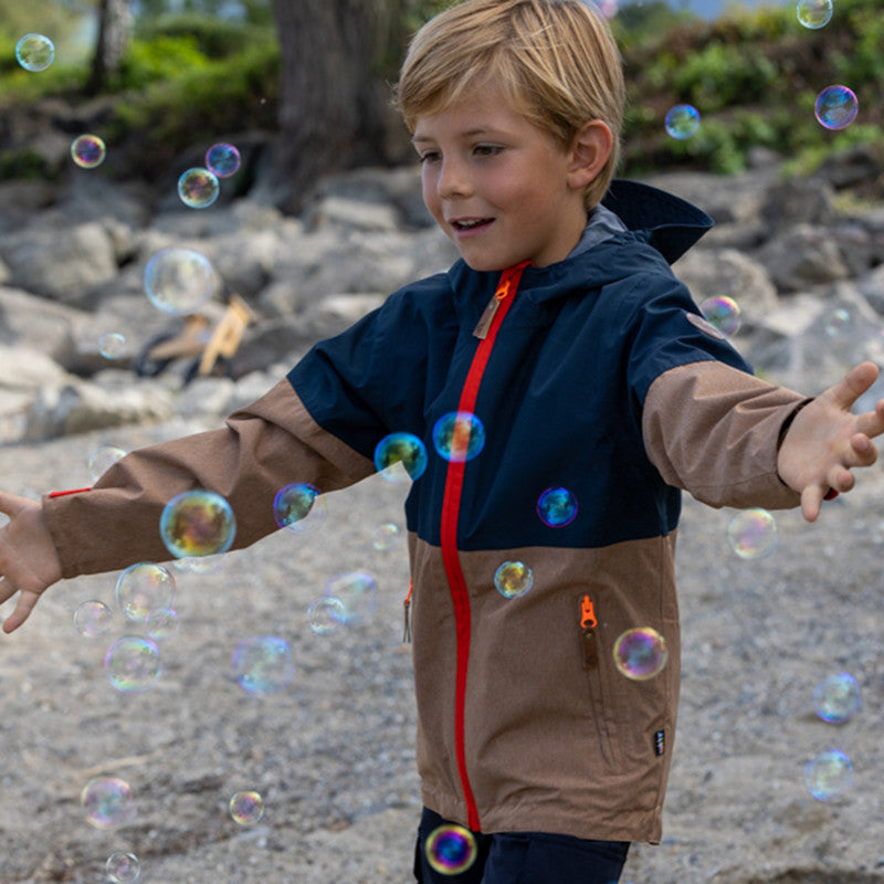 Kinder Puck Regenjacke nuthatch