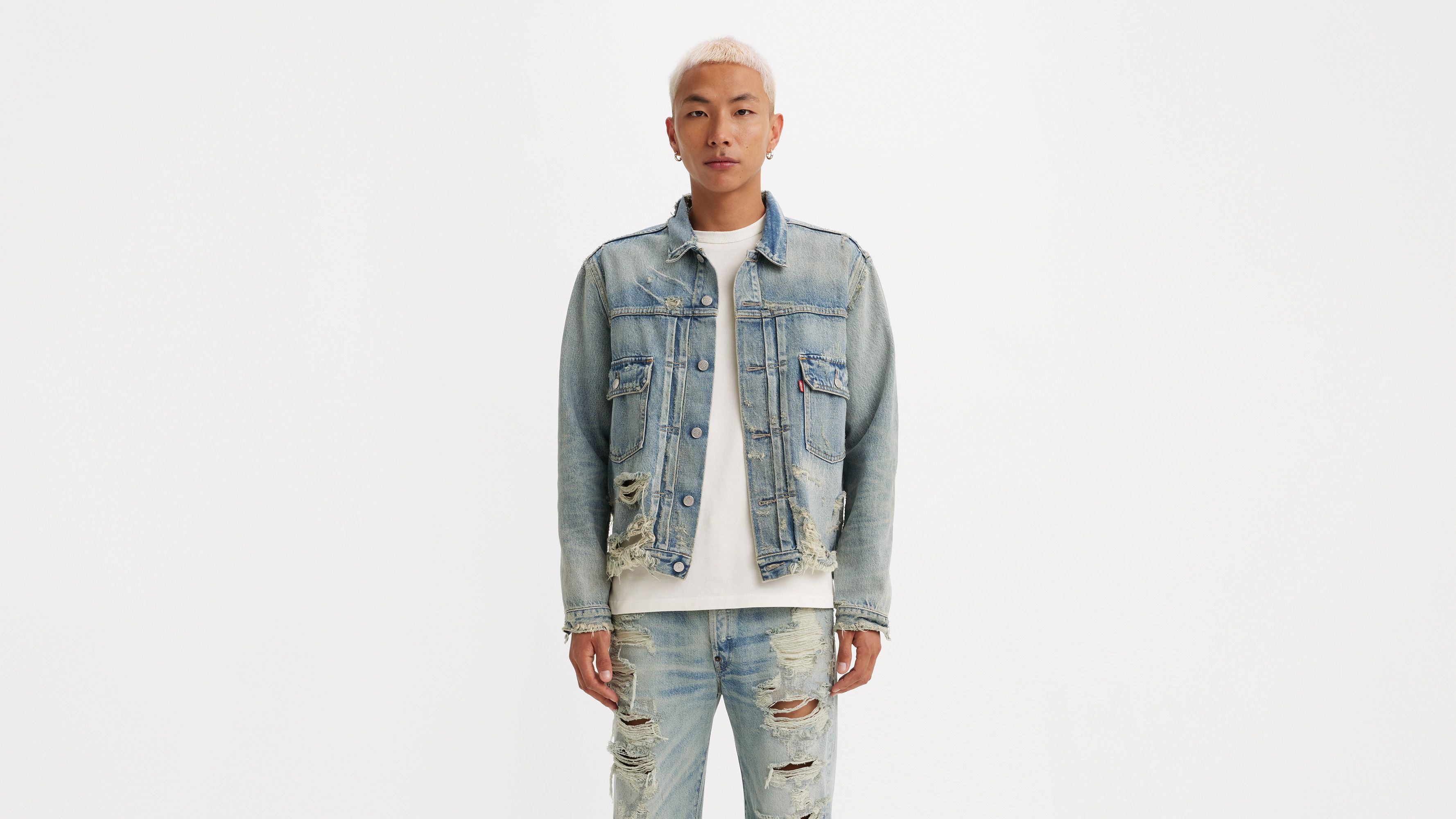 Levi's® x KENZO Type II Trucker Jacket - Light Indigo - Bleu