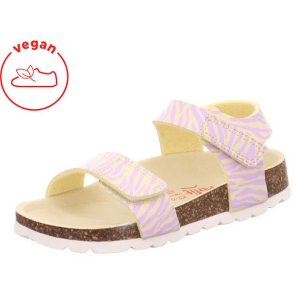 Køb Superfit Fussbettpantoffel Sandaler Yellow/Pink