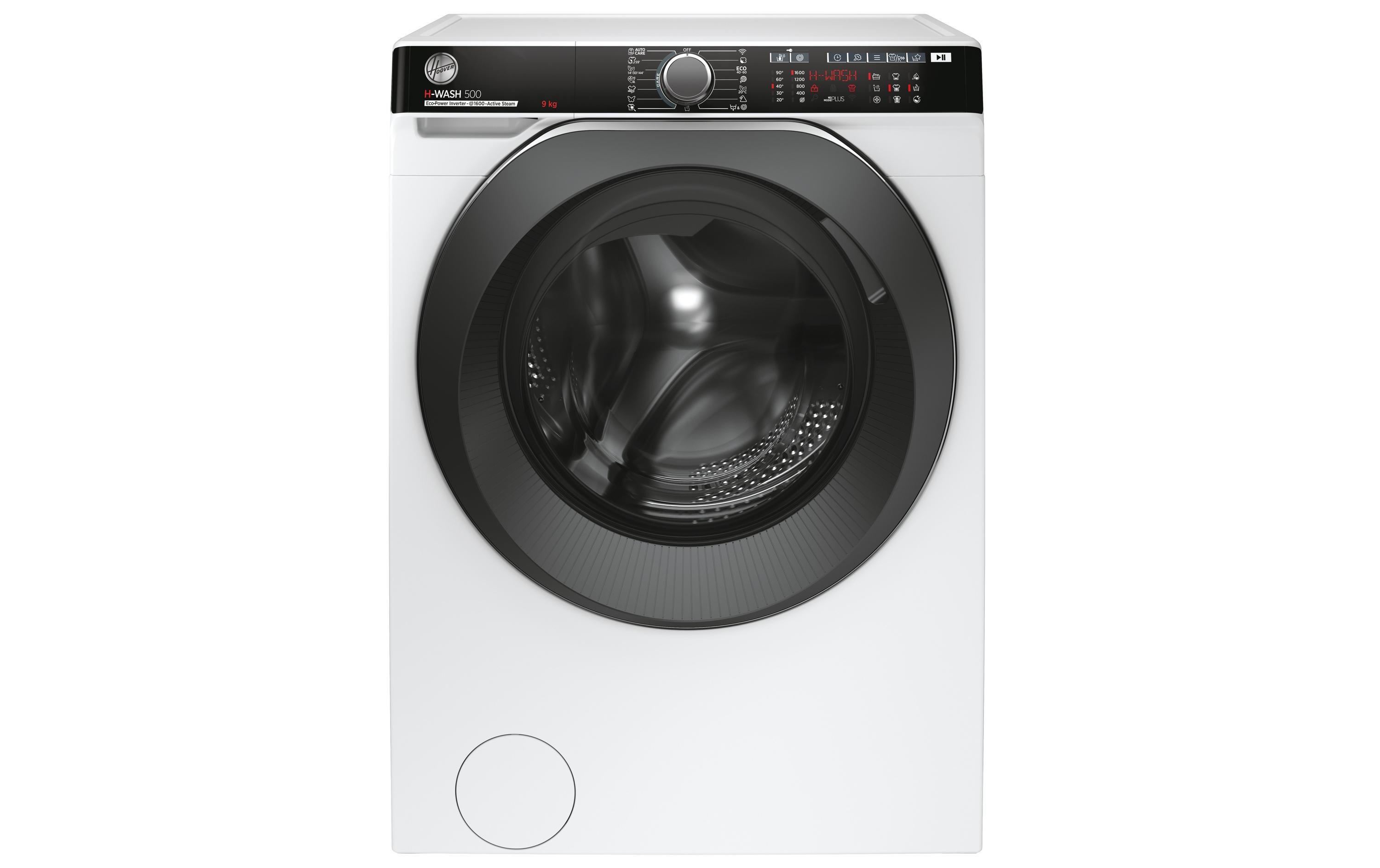 Waschmaschine HWP 69AMBC/1-S Links<br>Frontlader mit 9 kg Ladekapazität