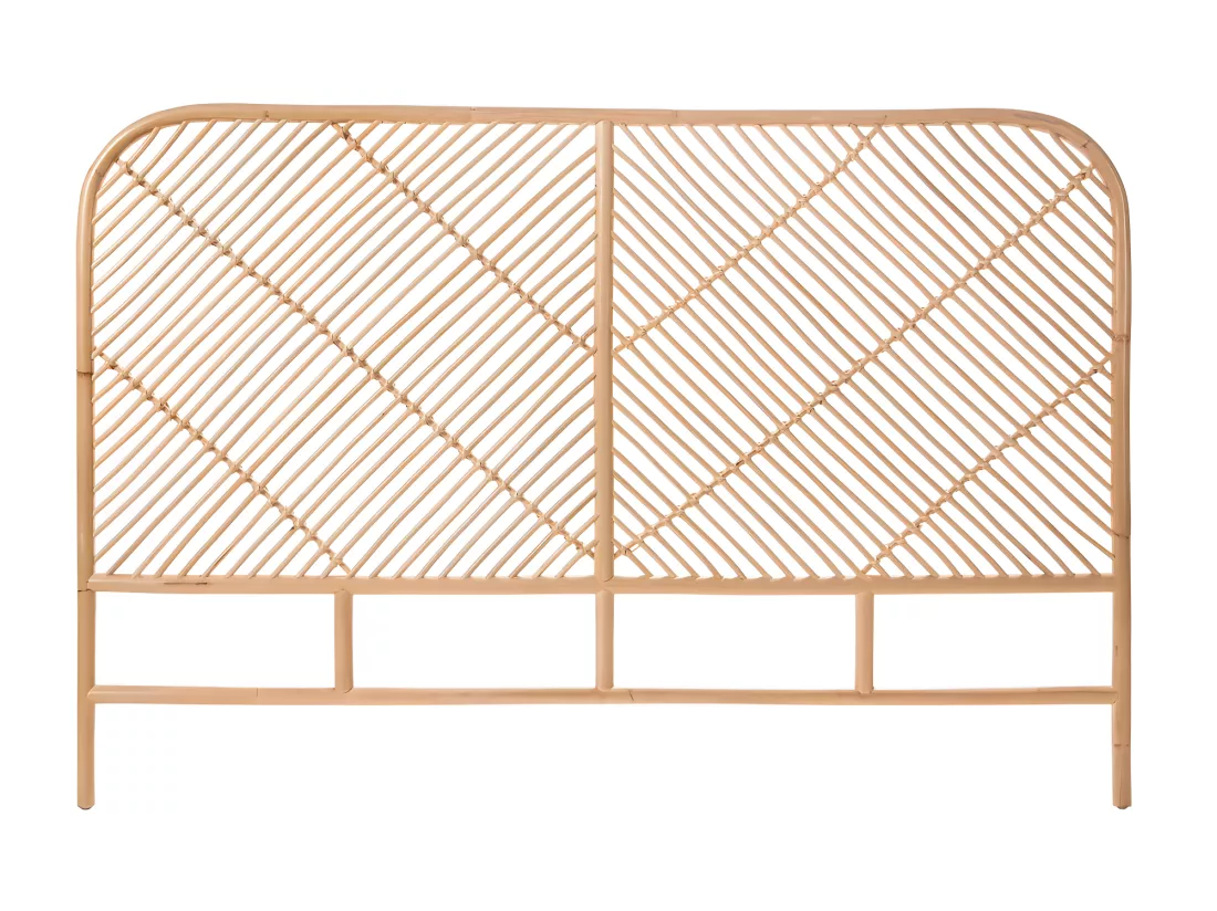 Kayan - Tête de lit en rotin 188cm - Naturel