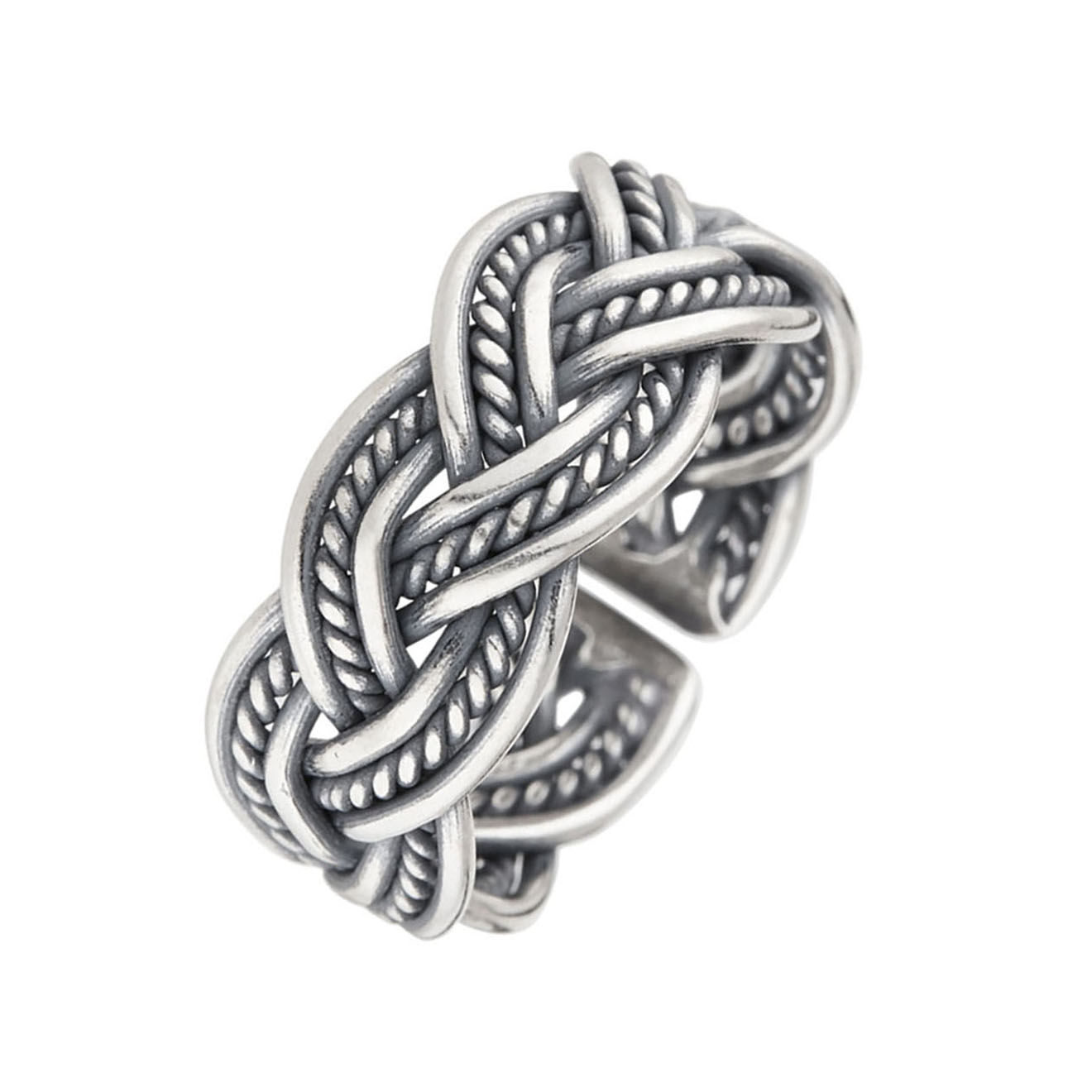 Jacobson Bague ajustable Caleb en Argent