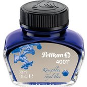 Encre 4001 dans un flacon, bleu roi, contenu: 30 ml