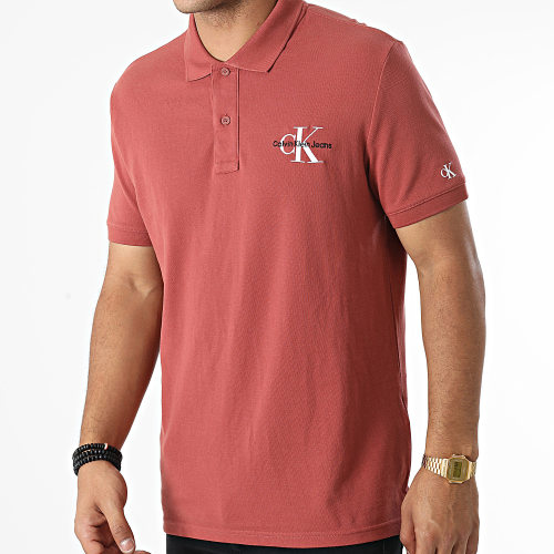 Polo Manches Courtes 0889 Rouge Brique