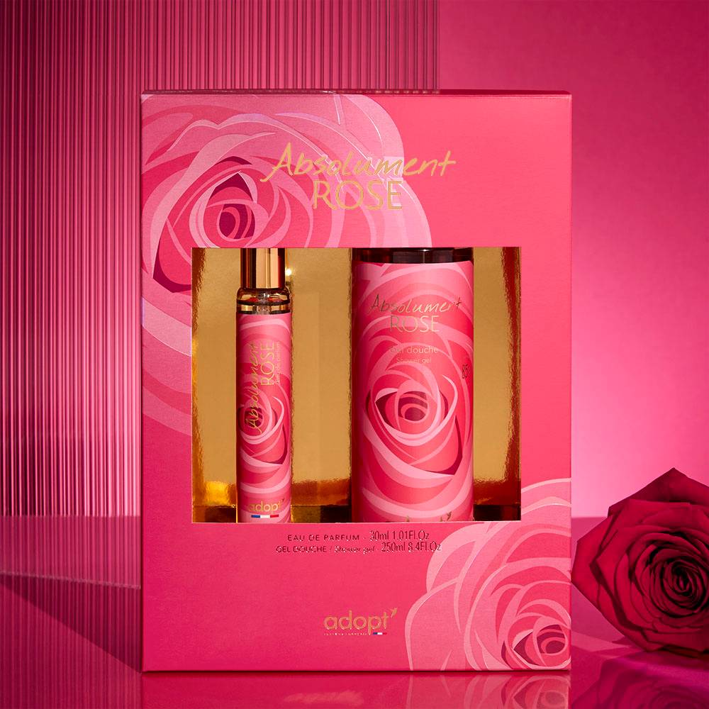 Absolument rose - Coffret eau de parfum 30 ml + gel douche 250 ml