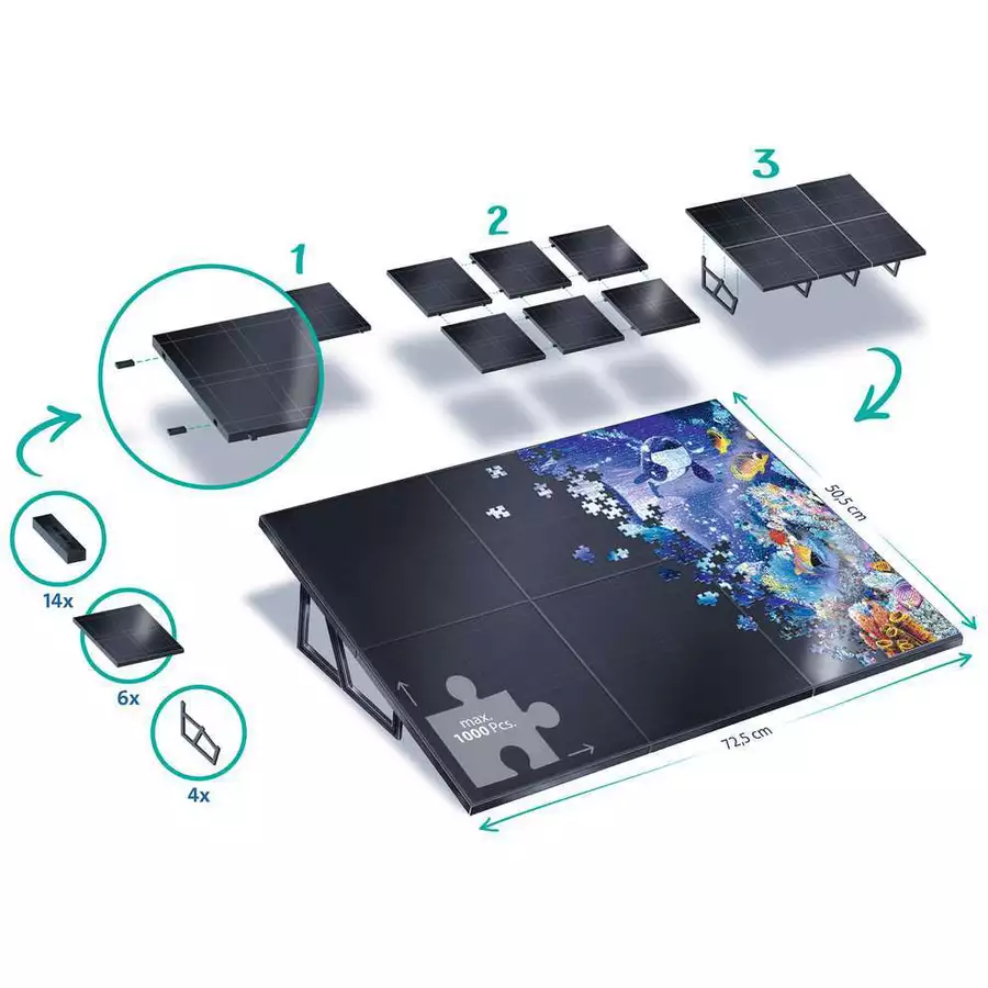 Ravensburger Puzzle Staffelei bunt