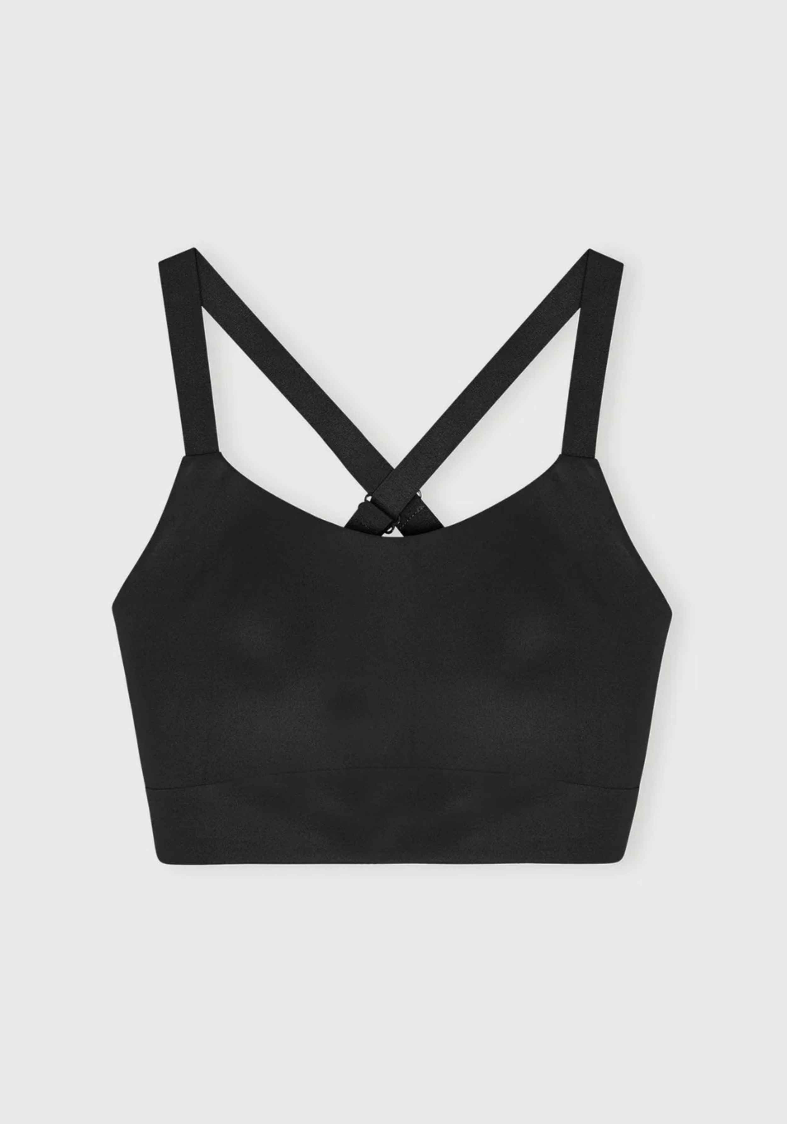 Organic Basics Sport-BH Active Cross Back Black