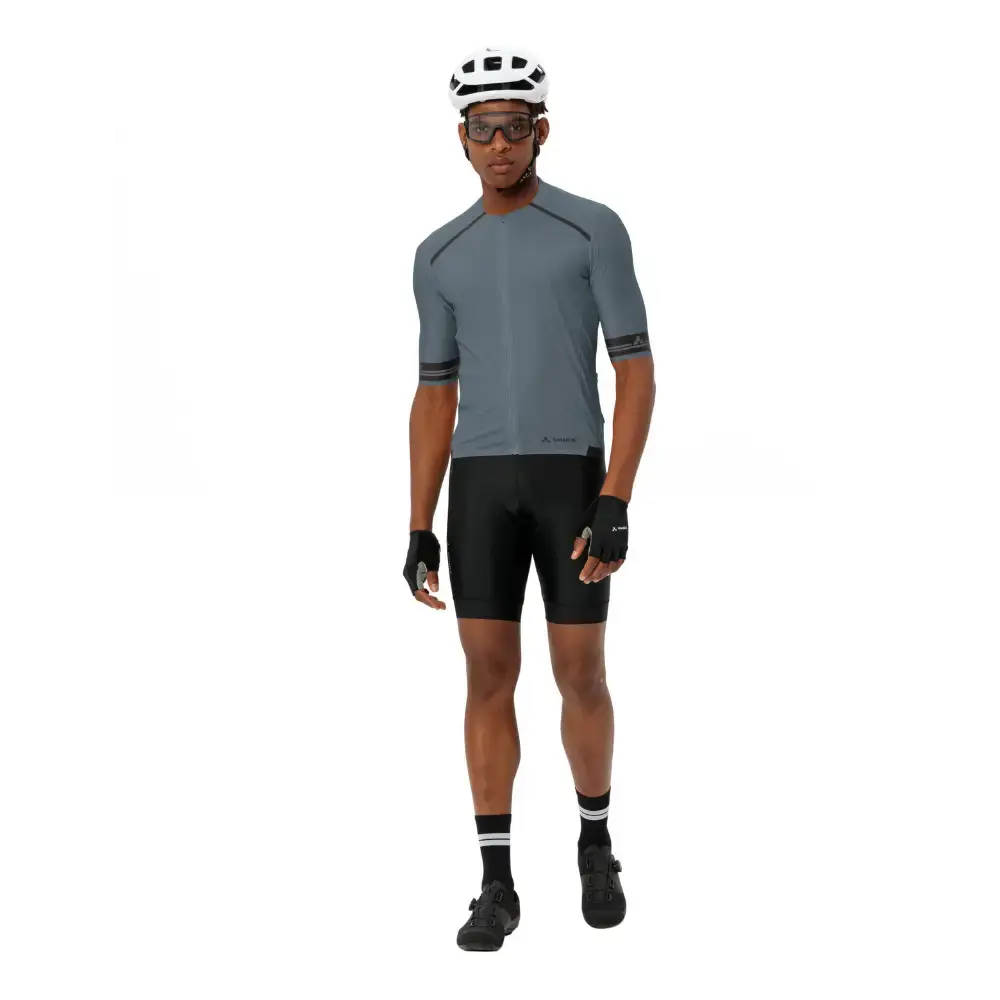 VAUDE Furka FZ II Fietsshirt Korte Mouwen Blauw Heren