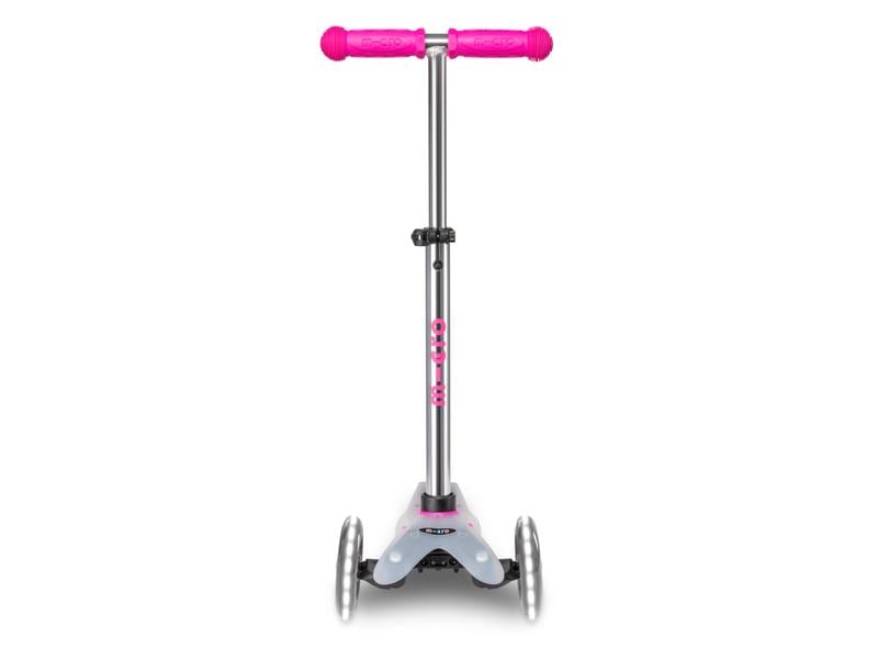Micro Mobility Kickboard Mini Micro Deluxe Flux LED Neon Pi Kinderroller mit 3 Rädern