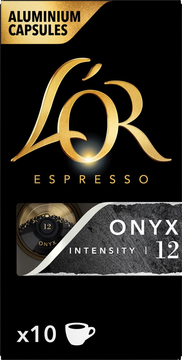 L'OR Espresso 12 Onyx kaffekapsler (10-stk)