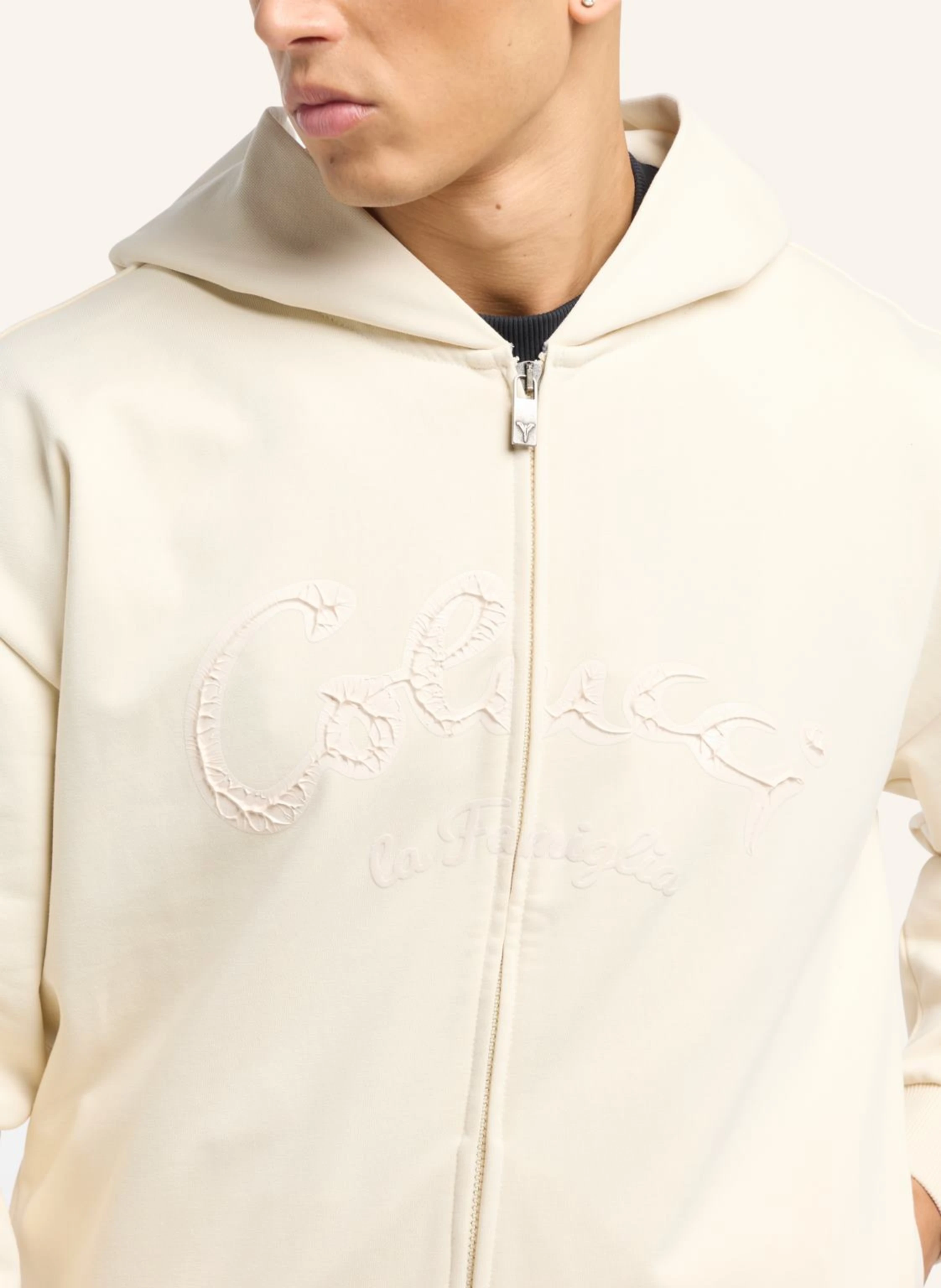 CARLO COLUCCI Oversize Sweatjacke - La Famiglia DRASIGH