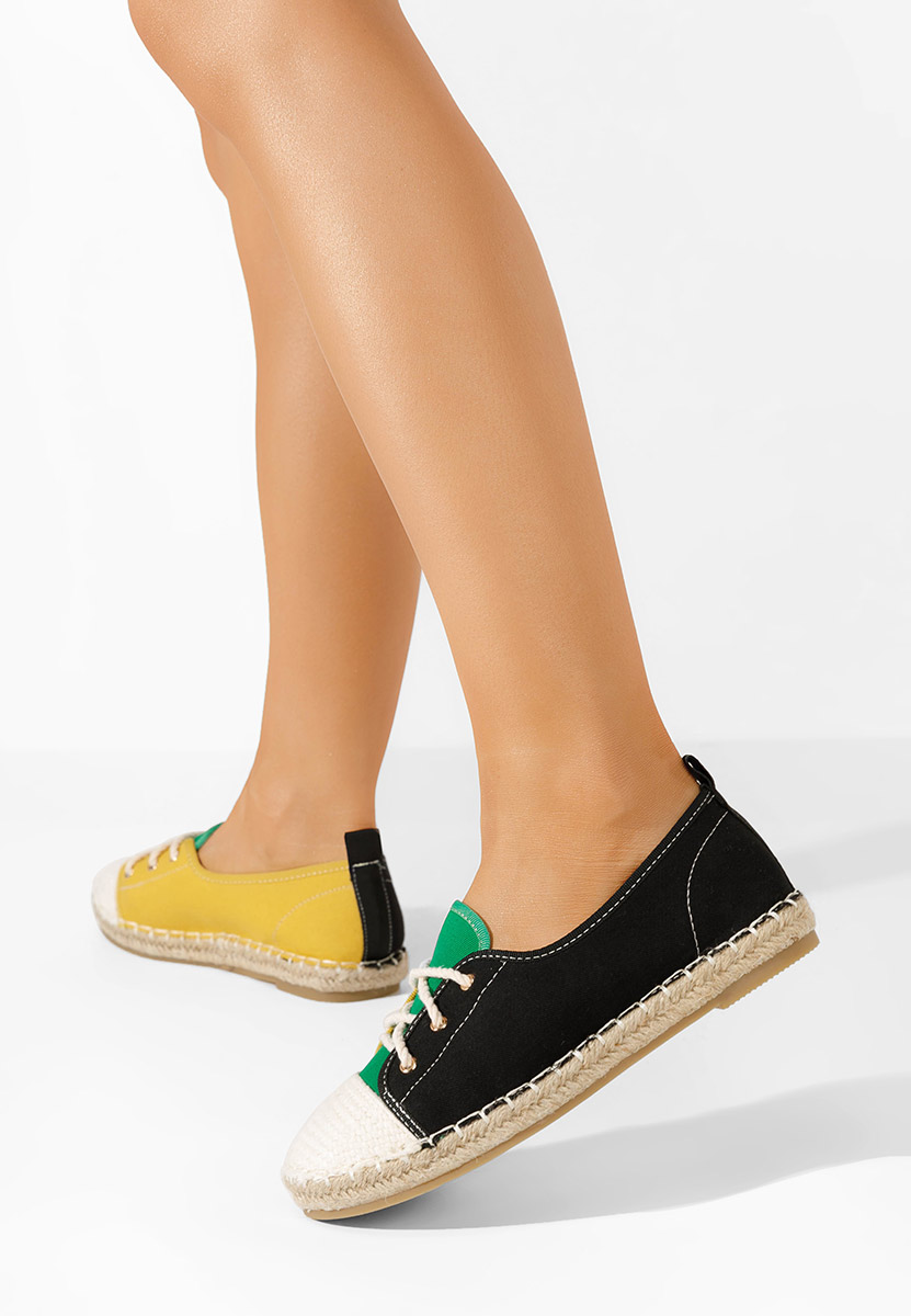 Espadrilles femme noires Doria