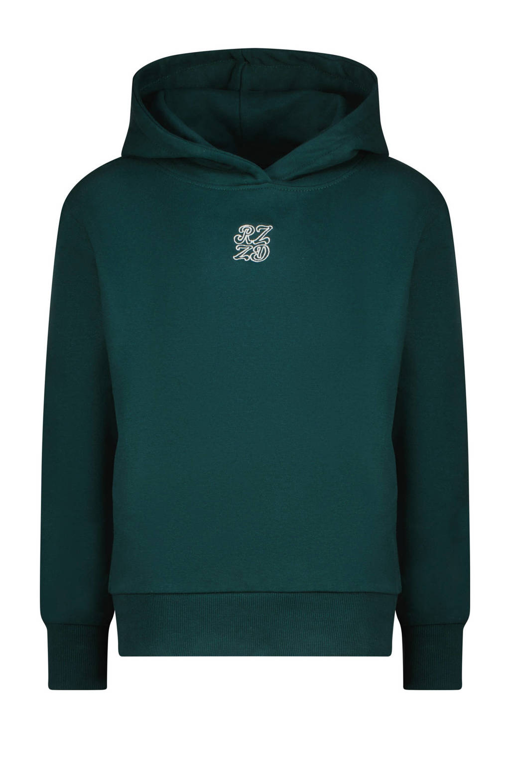 Raizzed hoodie Valencia met printopdruk warm donkergroen