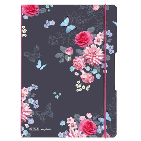 Herlitz Notizheft PP A4 flex Ladylike Flowers