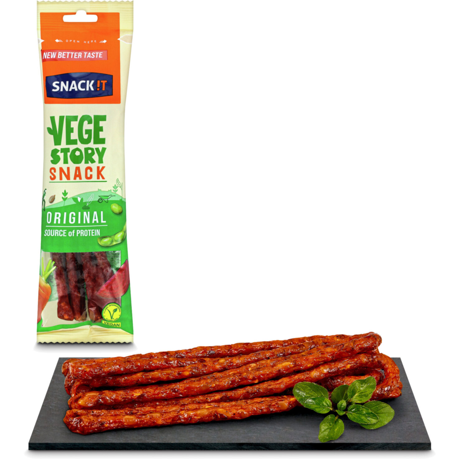 Snack It Vegestory Snack vegane Wurst -