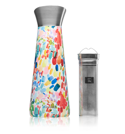 Carafe Isotherme 1L-Avec filtre - QWETCH Motif Arty