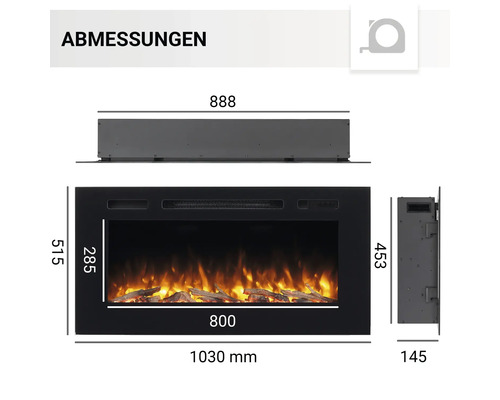 Elektrische haard Balderia Fiamma 40