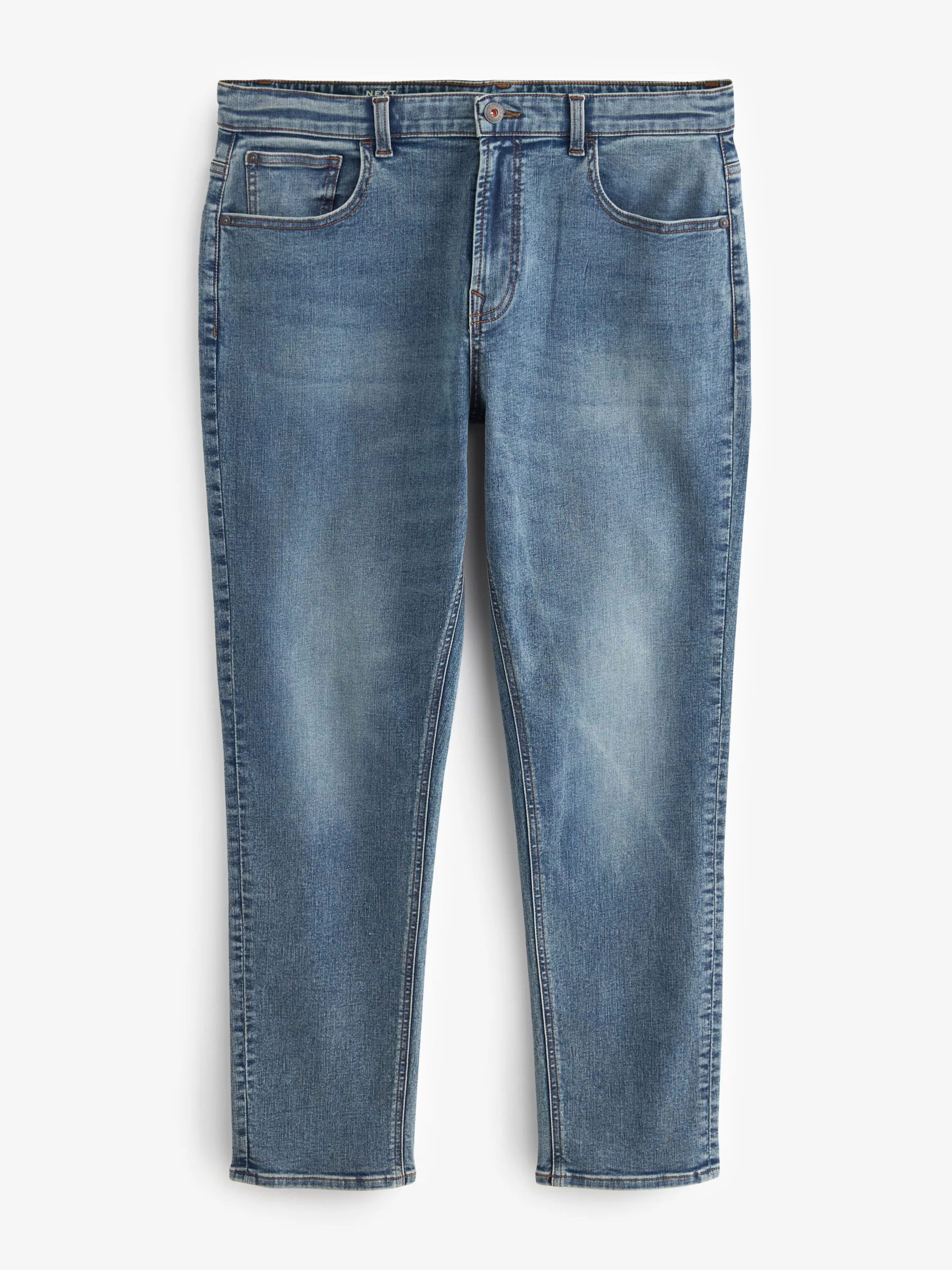 Vintage lichtblauw - Enkele - Slim fit klassieke stretchy jeans
