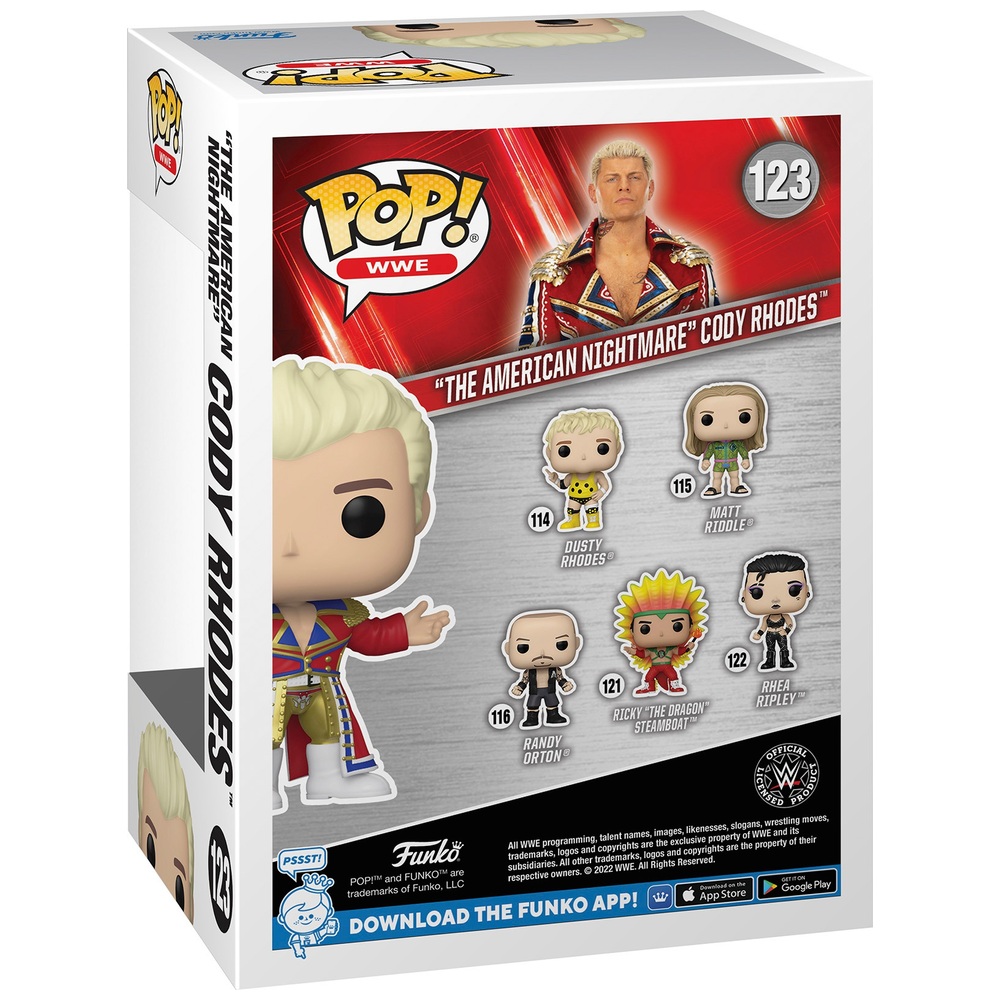 POP! Vinyl 123: WWE „The American Nightmare“ Cody Rhodes