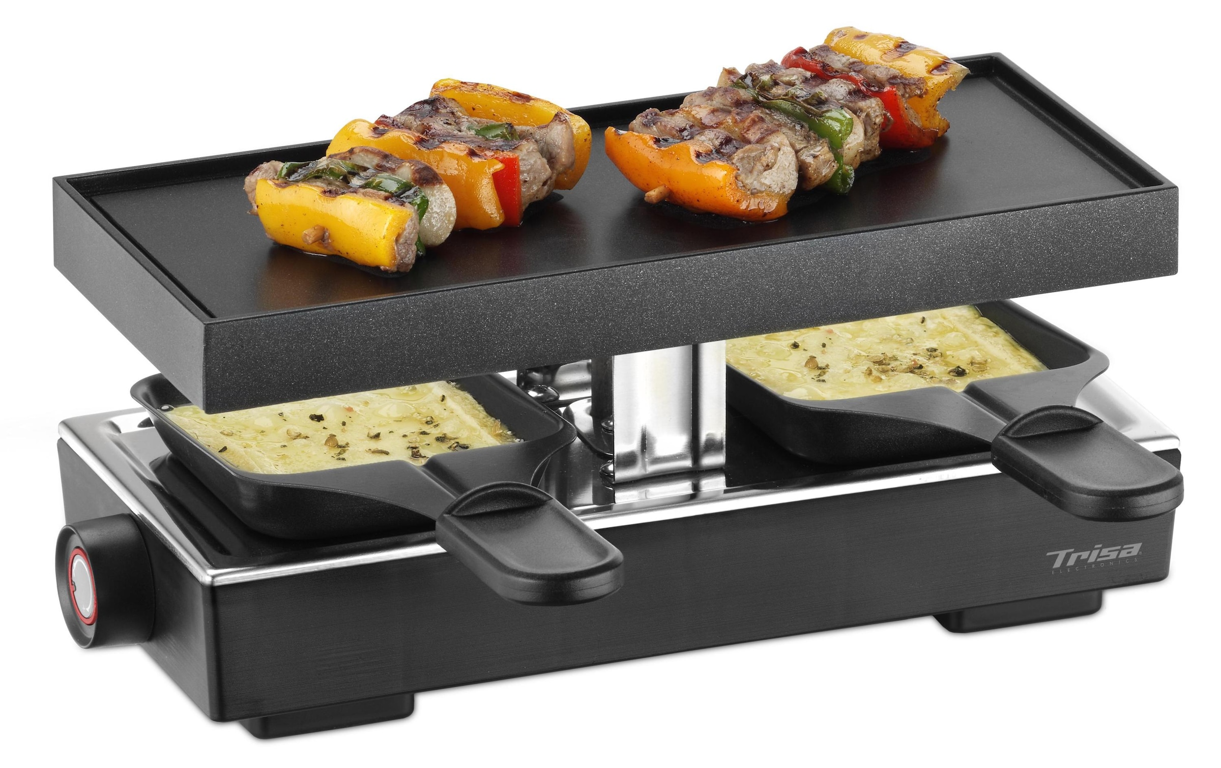 Trisa Raclette »Style« 2 Stk. Raclettepfännchen 440 W