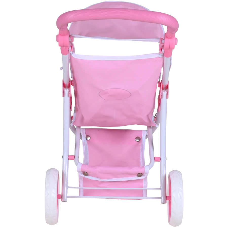 knorr toys® Puppenbuggy Jogger Lio - Princess white rose rosa