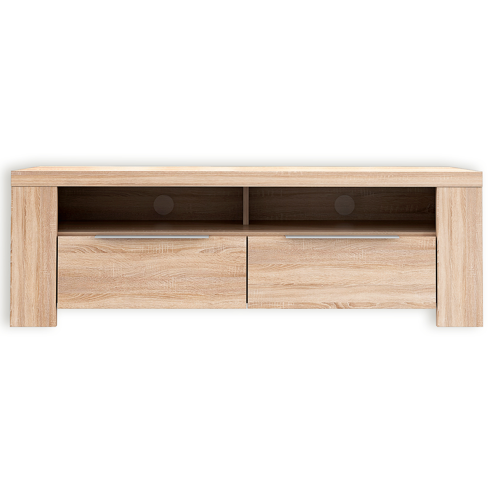 TV-Lowboard - Sonoma Eiche - 124 cm breit