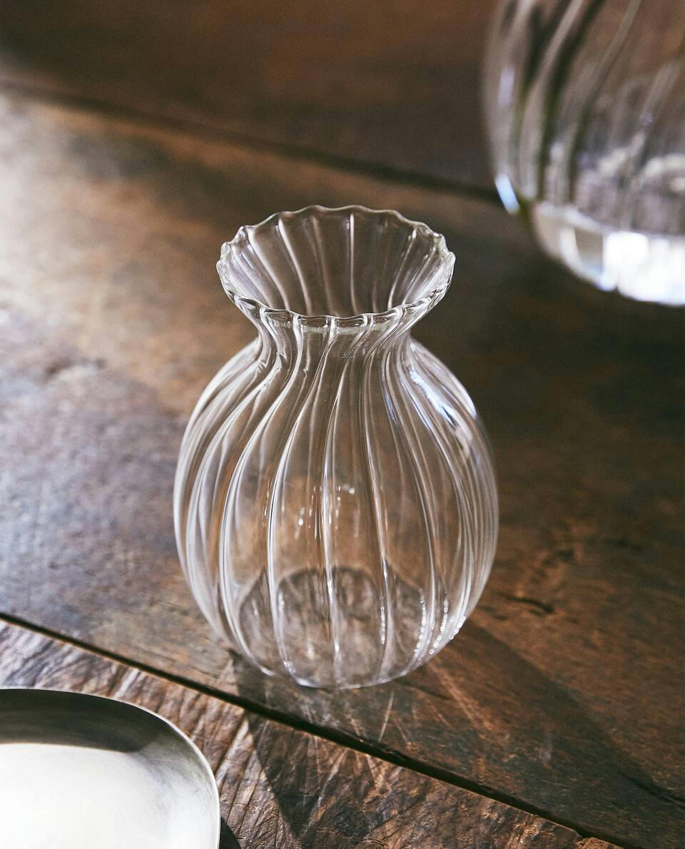 VASO DE VIDRO BOROSILICATO COM LINHAS