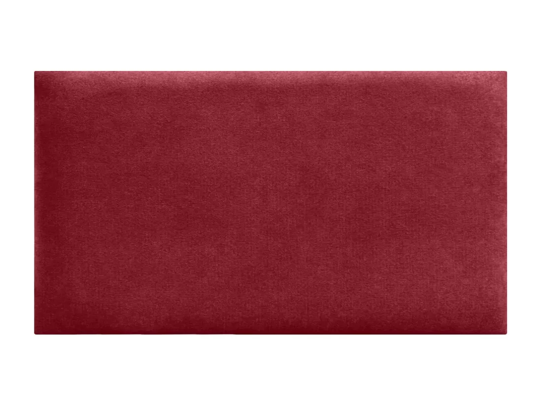 DHOME Lot de 8 Panneaux Rembourrés en Tissu Aqualine Autocollants pour Mur Acoustiques Absorbants Protection contre les Chocs (Rouge, 50x30cm, x8)