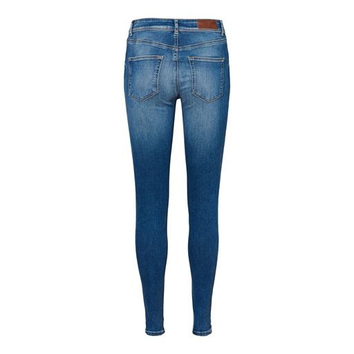 Vero Moda Lux Slim Jeans, Medium Blue Denim, XS/L32