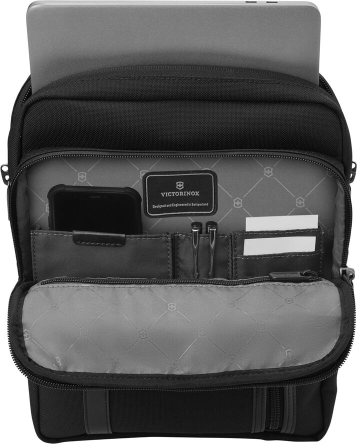 Victorinox Werks Professional Cordura, Crossbody Laptop Bag, Black Black