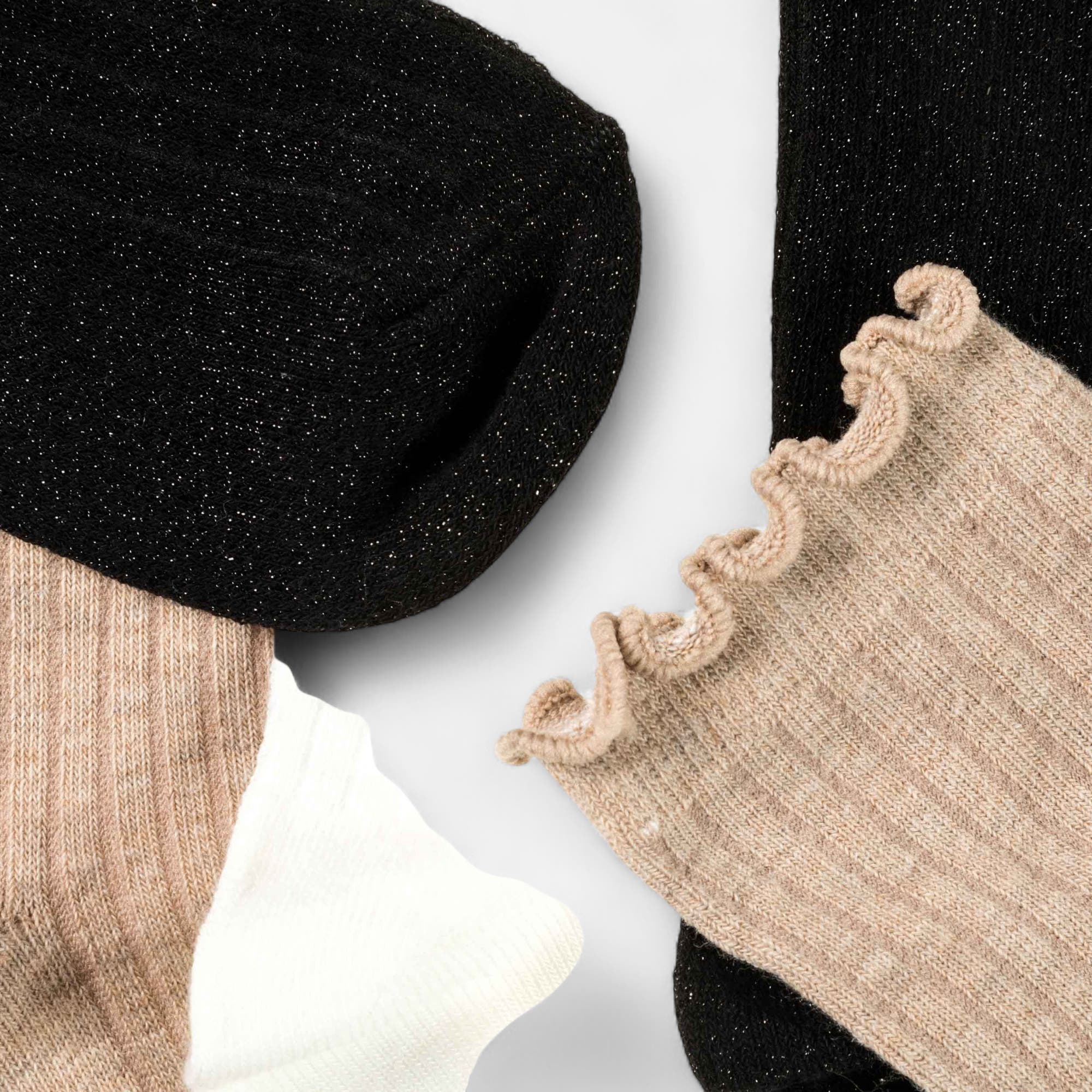 Chaussettes Femme beige