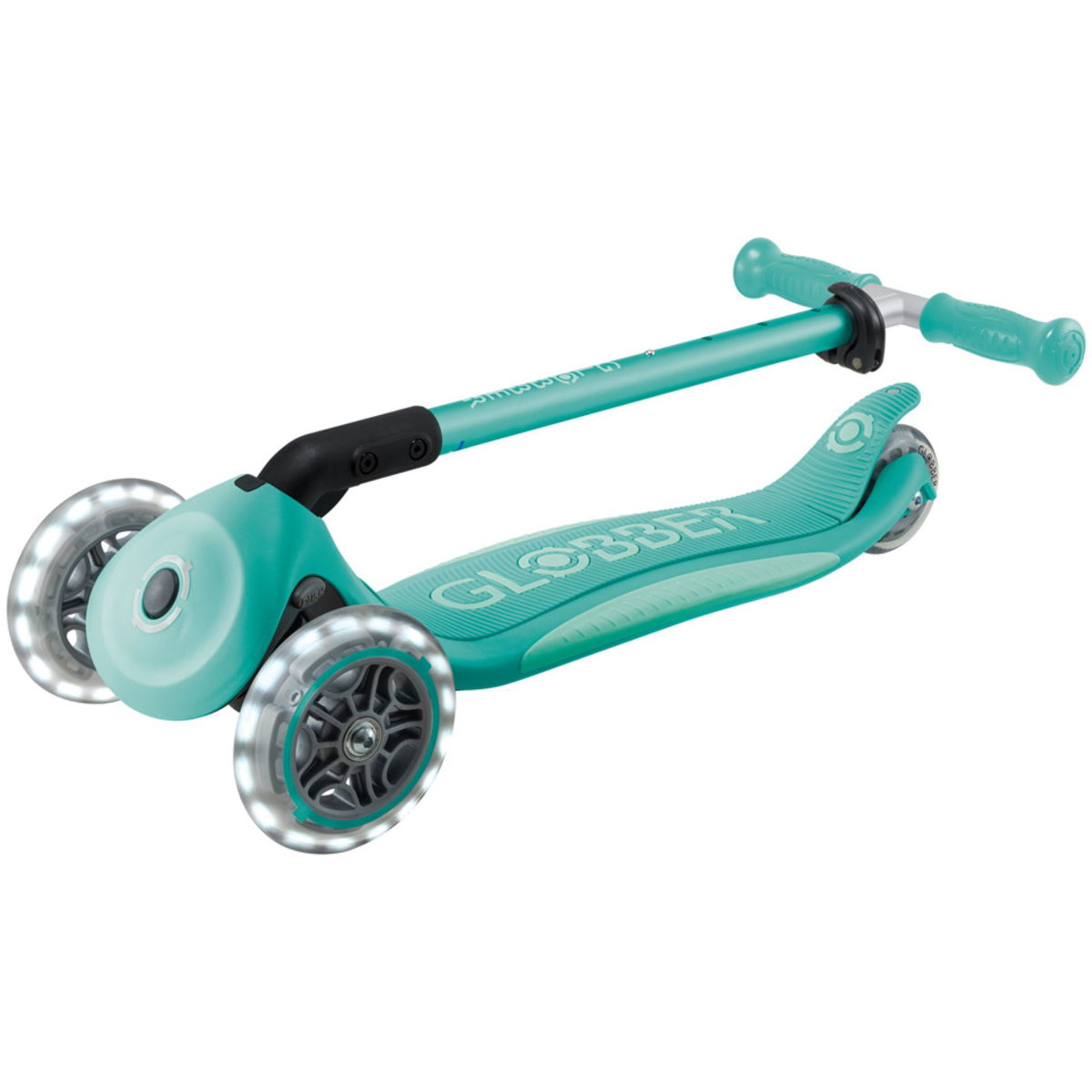 GlobberGlobber   Scooter Primo Lights  dark mint/mint