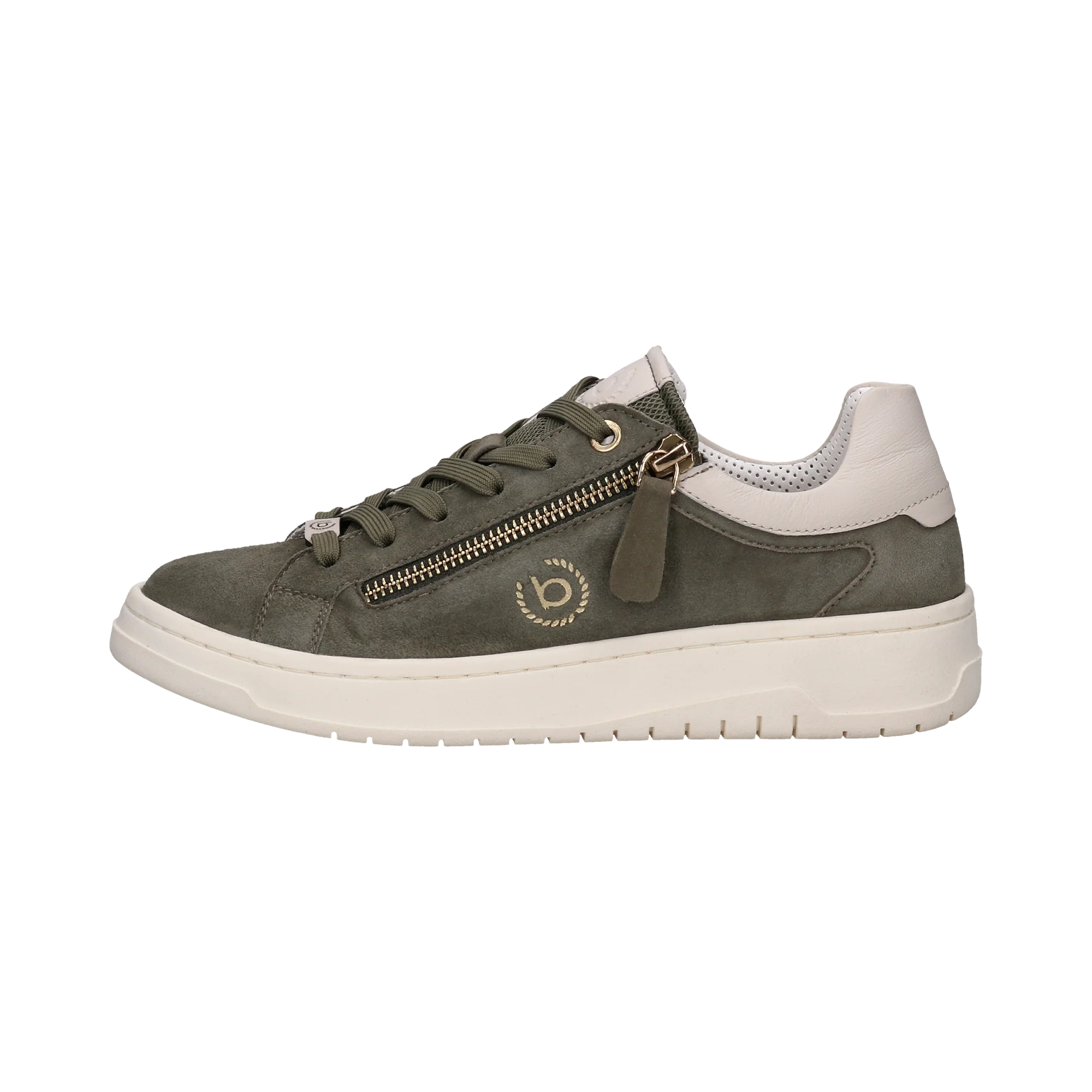 Leder Sneaker grün