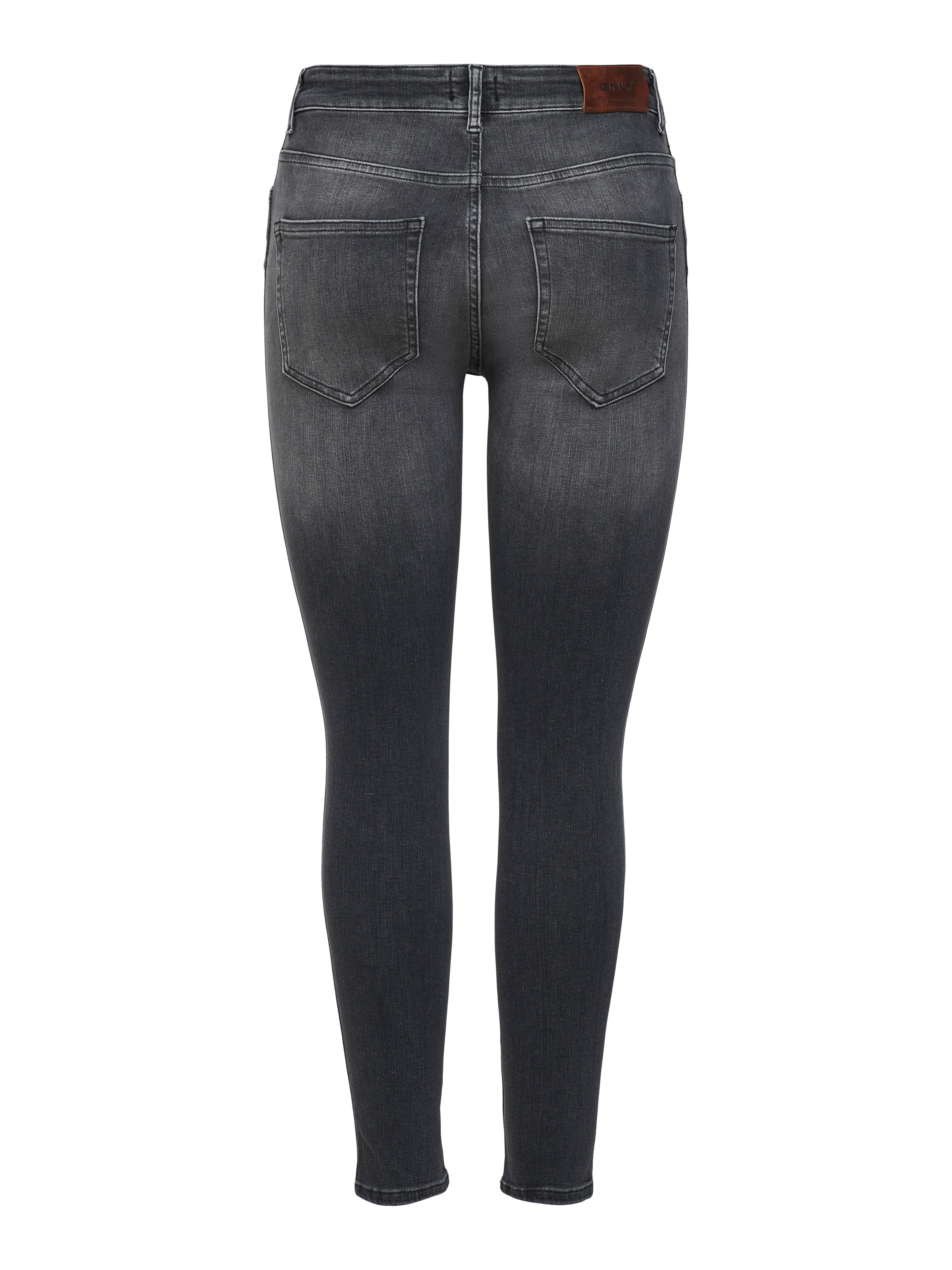 ONLBOBBY Mittlere Taille Skinny Fit Jeans Grey Denim