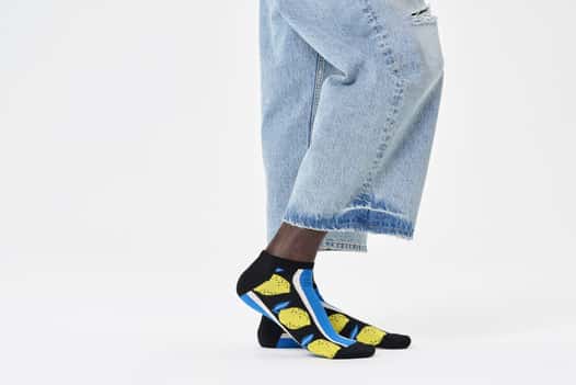 Happy Socks Lemon Low Sock Socken in Mehrfarbig